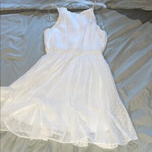 Elegant White Kids Dress